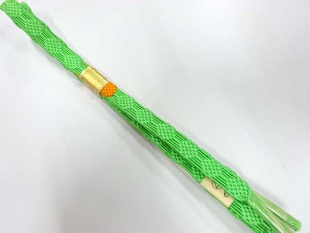 未使用品　正絹　手組帯締め